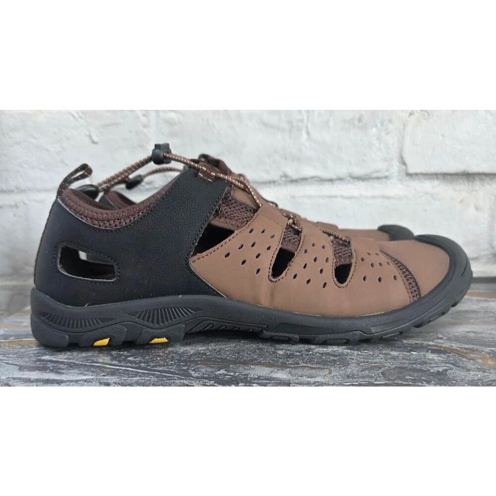 Camel Crown Men's Closed Toe Waterproof Hiking Sandals Brown Size 12 NEW